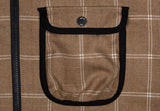 ベドインベド(BADINBAD)  ICONIC CHECK JACKET_BROWN