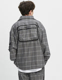 ベドインベド(BADINBAD) ICONIC CHECK JACKET_GREY