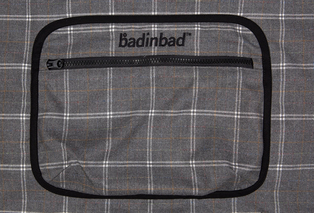 ベドインベド(BADINBAD) ICONIC CHECK JACKET_GREY
