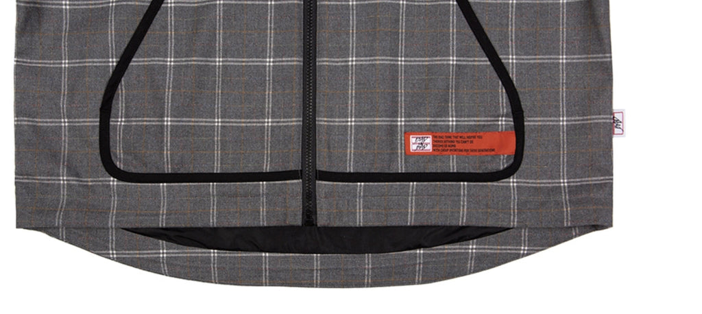 ベドインベド(BADINBAD) ICONIC CHECK JACKET_GREY