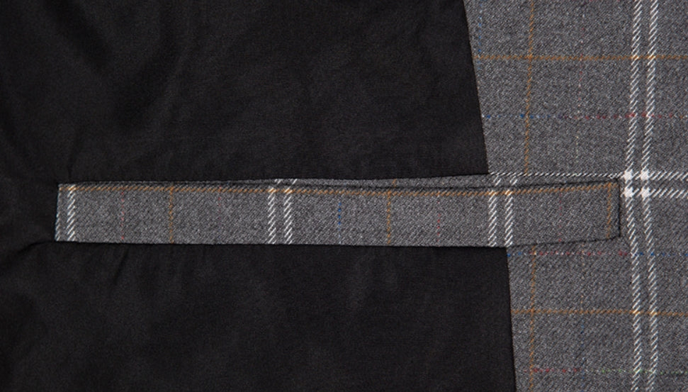 ベドインベド(BADINBAD) ICONIC CHECK JACKET_GREY
