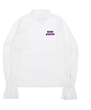 TARGETTO(ターゲット) FRILL LACE TURTLENECK_WHITE
