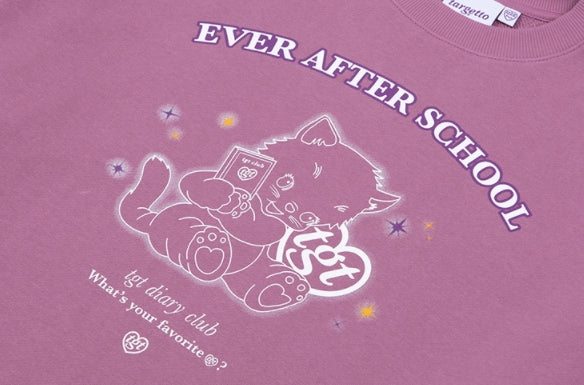 TARGETTO(ターゲット) DIARY CLUB SWEAT SHIRT_DARK PINK