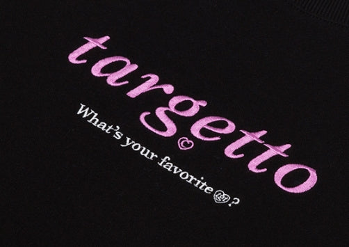 TARGETTO(ターゲット) NEO LOGO SWEAT SHIRT_BLACK