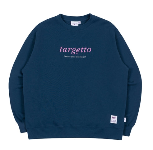 TARGETTO(ターゲット) NEO LOGO SWEAT SHIRT_DARK INDIGO