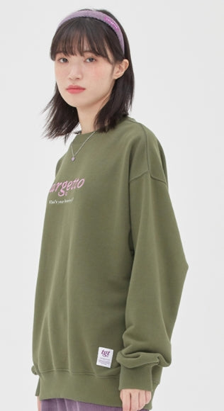 TARGETTO(ターゲット)  NEO LOGO SWEAT SHIRT_KHAKI