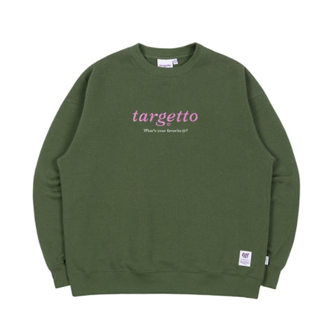TARGETTO(ターゲット)  NEO LOGO SWEAT SHIRT_KHAKI