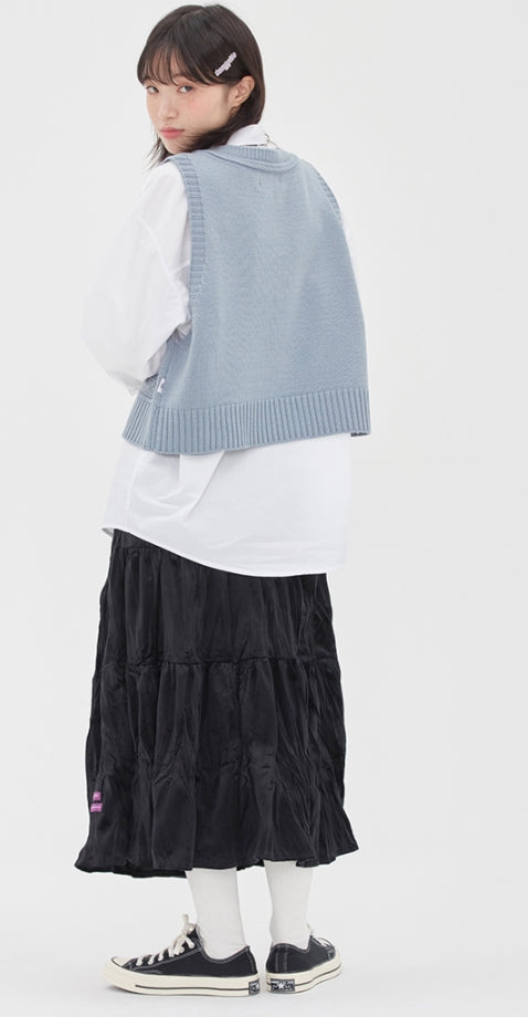 TARGETTO(ターゲット) SCASI KNIT VEST_LIGHT BLUE