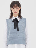 TARGETTO(ターゲット) SCASI KNIT VEST_LIGHT BLUE