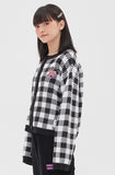 TARGETTO(ターゲット) GINGHAM CHECK CARDIGAN_BLACK