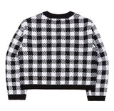 TARGETTO(ターゲット) GINGHAM CHECK CARDIGAN_BLACK
