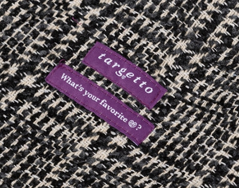 TARGETTO(ターゲット) TWEED CHECK CARDIGAN_DARK GREY