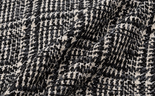 TARGETTO(ターゲット) TWEED CHECK CARDIGAN_DARK GREY