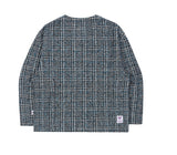 TARGETTO(ターゲット) TWEED CHECK CARDIGAN_BLUE GREEN