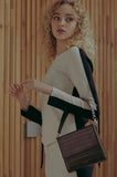 BBYB(ビービーワイビー)  Croc Lily Bag (Chestnut Brown)