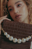 BBYB(ビービーワイビー)  Croc Lily Bag (Chestnut Brown)