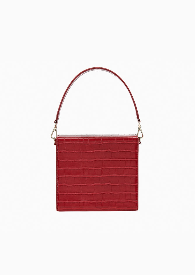 BBYB(ビービーワイビー)  Croc Lily Bag (Samba Red)