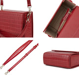 BBYB(ビービーワイビー)  Croc Lily Bag (Samba Red)