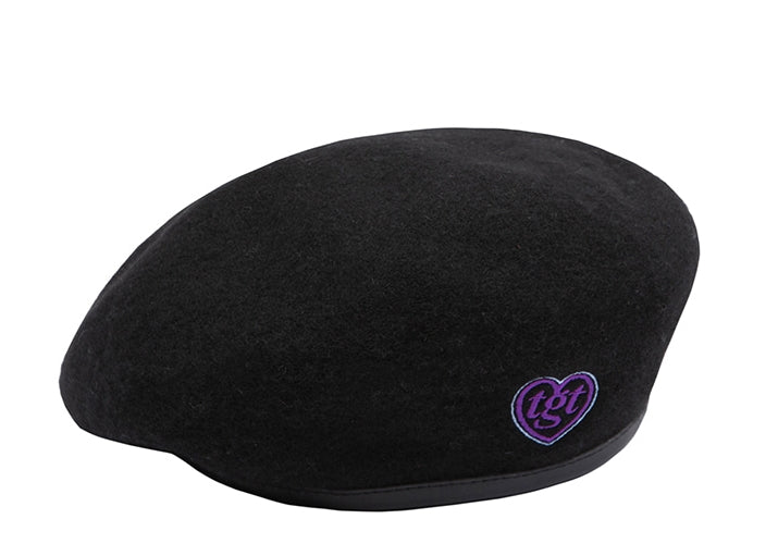 TARGETTO(ターゲット)  HEART LOGO BERET_BLACK