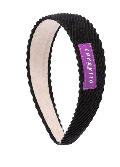 TARGETTO(ターゲット)  CORDUROY HAIR BAND_BLACK