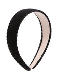 TARGETTO(ターゲット)  CORDUROY HAIR BAND_BLACK