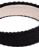 TARGETTO(ターゲット)  CORDUROY HAIR BAND_BLACK