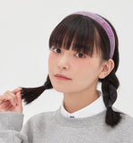 TARGETTO(ターゲット)  CORDUROY HAIR BAND_LIGHT PURPLE