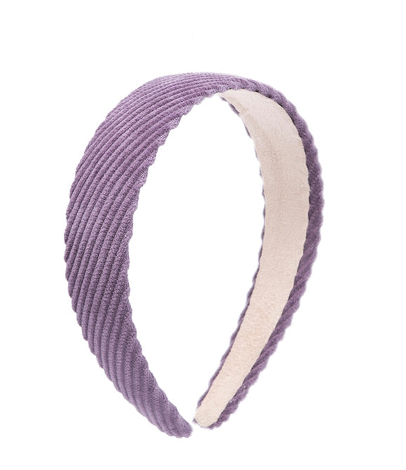 TARGETTO(ターゲット)  CORDUROY HAIR BAND_LIGHT PURPLE
