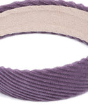 TARGETTO(ターゲット)  CORDUROY HAIR BAND_LIGHT PURPLE