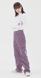 TARGETTO(ターゲット)  CORDUROY WIDE CARGO PANTS_LIGHT PURPLE