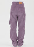 TARGETTO(ターゲット)  CORDUROY WIDE CARGO PANTS_LIGHT PURPLE