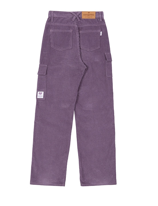 TARGETTO(ターゲット)  CORDUROY WIDE CARGO PANTS_LIGHT PURPLE