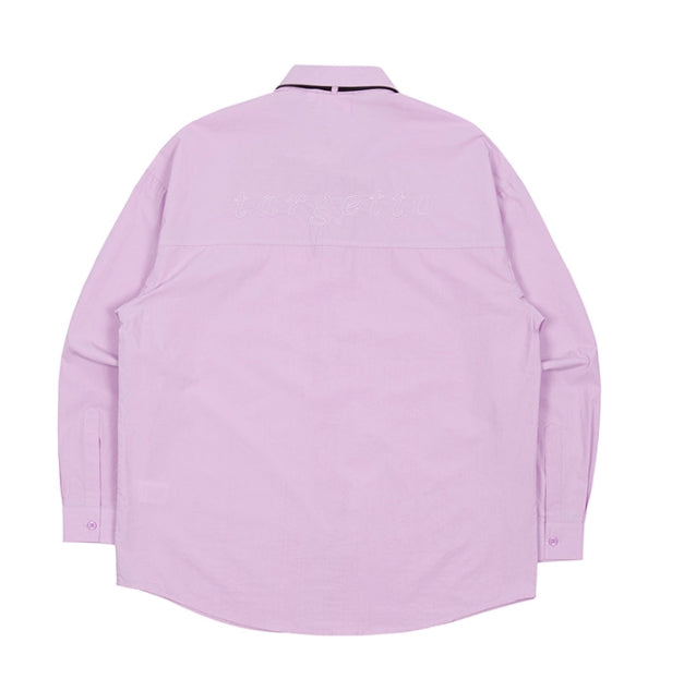 TARGETTO(ターゲット)  RIBBON TIE SHIRT_LIGHT PURPLE