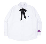TARGETTO(ターゲット)  RIBBON TIE SHIRT_WHITE