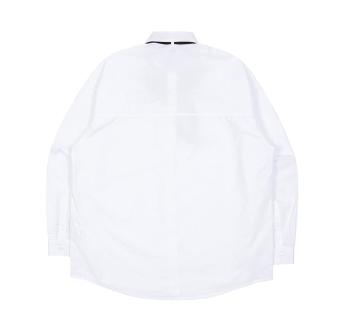 TARGETTO(ターゲット)  RIBBON TIE SHIRT_WHITE