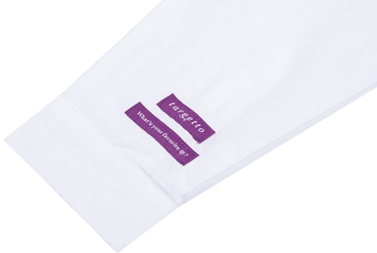 TARGETTO(ターゲット)  RIBBON TIE SHIRT_WHITE