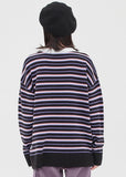 TARGETTO(ターゲット) KEY RING STRIPE KNIT_BLACK