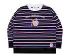 TARGETTO(ターゲット) KEY RING STRIPE KNIT_BLACK