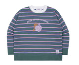 TARGETTO(ターゲット) KEY RING STRIPE KNIT_BLUE GREEN