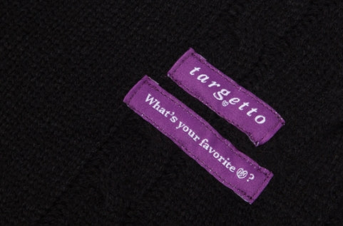 TARGETTO(ターゲット) COMBI CABLE CARDIGAN_BLACK