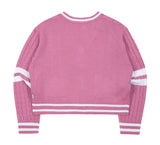 TARGETTO(ターゲット) COMBI CABLE CARDIGAN_DARK PINK