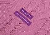 TARGETTO(ターゲット) COMBI CABLE CARDIGAN_DARK PINK