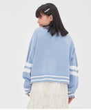 TARGETTO(ターゲット) COMBI CABLE CARDIGAN_LIGHT BLUE