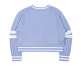 TARGETTO(ターゲット) COMBI CABLE CARDIGAN_LIGHT BLUE