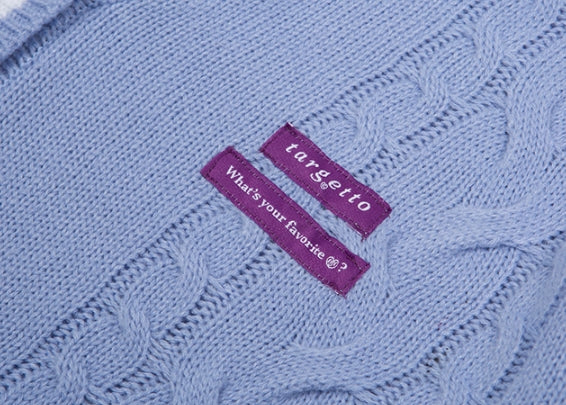 TARGETTO(ターゲット) COMBI CABLE CARDIGAN_LIGHT BLUE