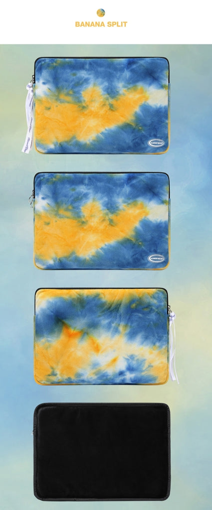 オルモストブルー(Almost Blue) TIE DYE LAPTOP POUCH