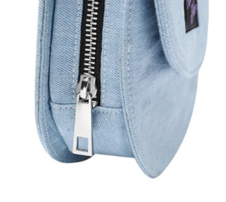 オルモストブルー(Almost Blue) DENIM HALF MOON CROSS BAG