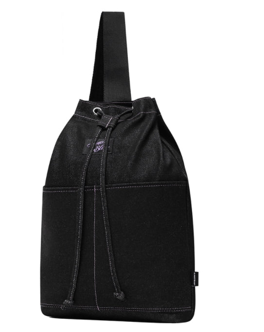 オルモストブルー(Almost Blue) DENIM BUCKET SLING BAG
