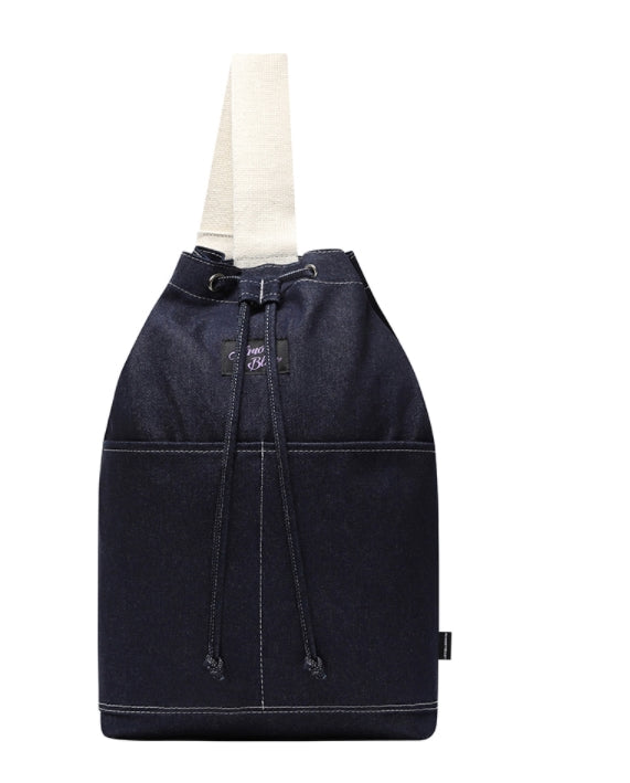 オルモストブルー(Almost Blue) DENIM BUCKET SLING BAG