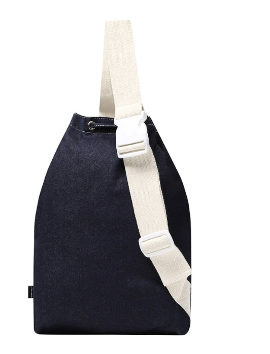 オルモストブルー(Almost Blue) DENIM BUCKET SLING BAG